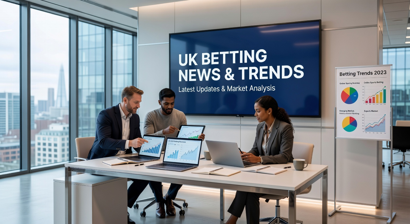 A vibrant scene from a British horseracing track with horses charging down the straight, crowds cheering, and bookmakers in the stands highlighting the levy-funded sport's energy