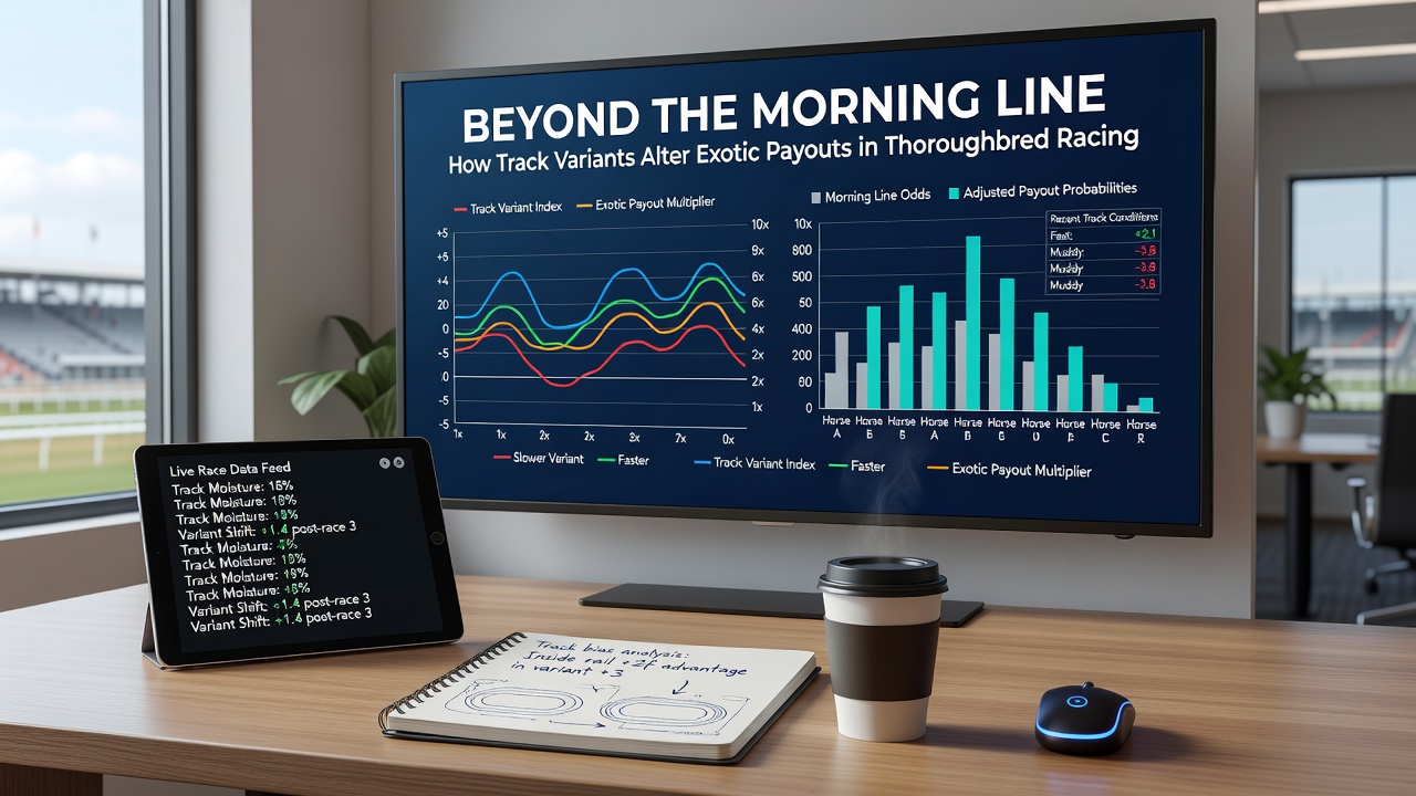 Race day track maintenance and its role in variant calculations