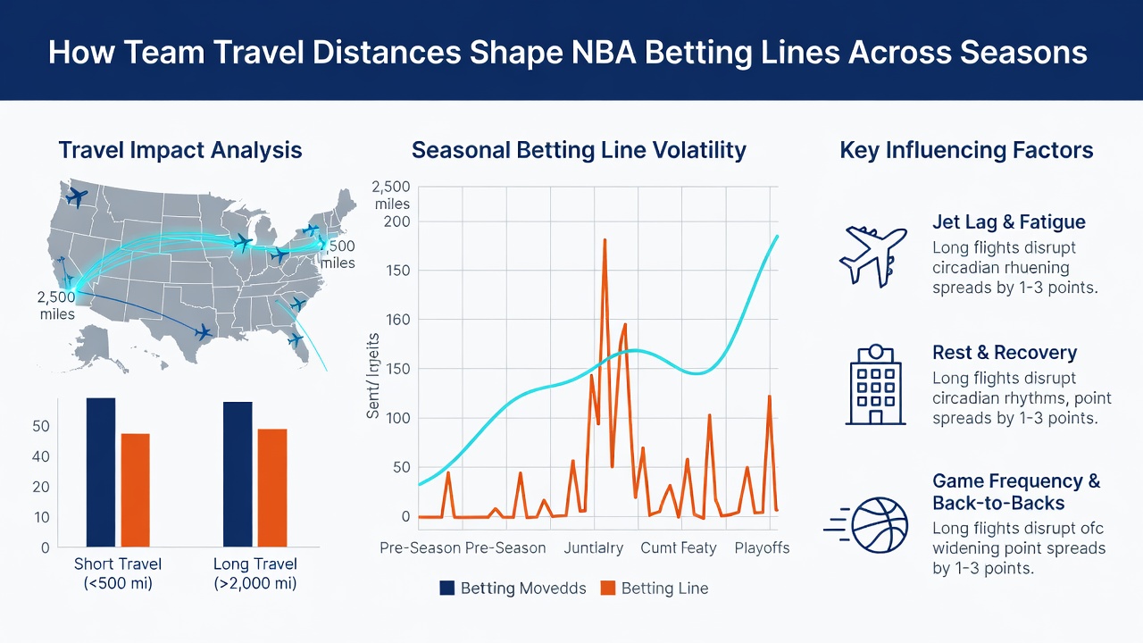 Coaches and analysts reviewing travel schedules and performance data that inform NBA betting adjustments